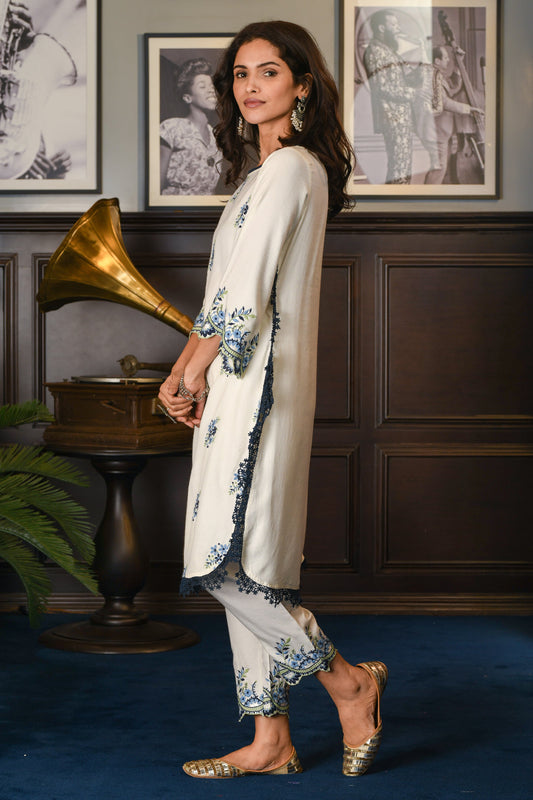 Lumi Wool Blend Kurta Set