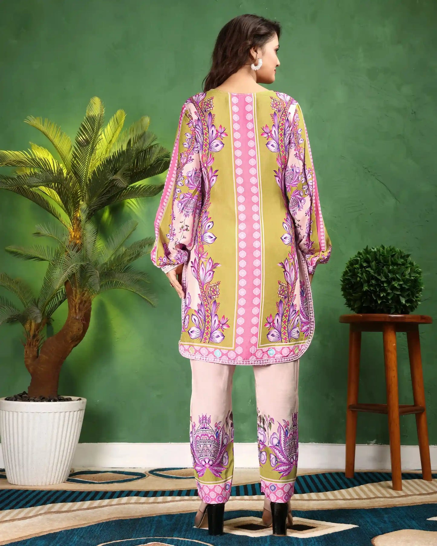 Dianna Green Floral Print Co-ord Set