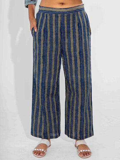 Blue Mist Pure Cotton Collar Shirt Co-ord Set