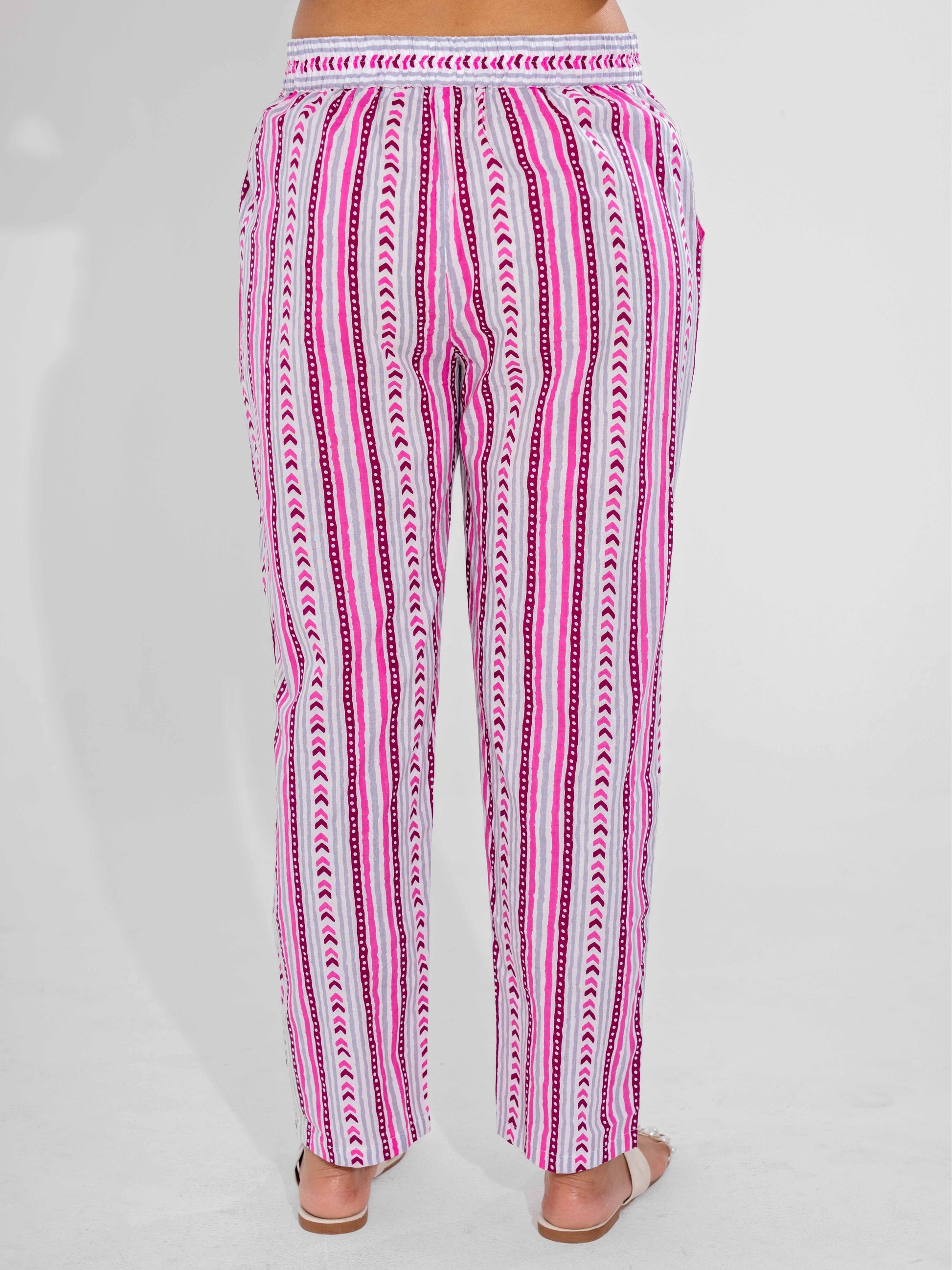 Wine Buta Pure Cotton Short Sleeves Collar Co-Ord Set