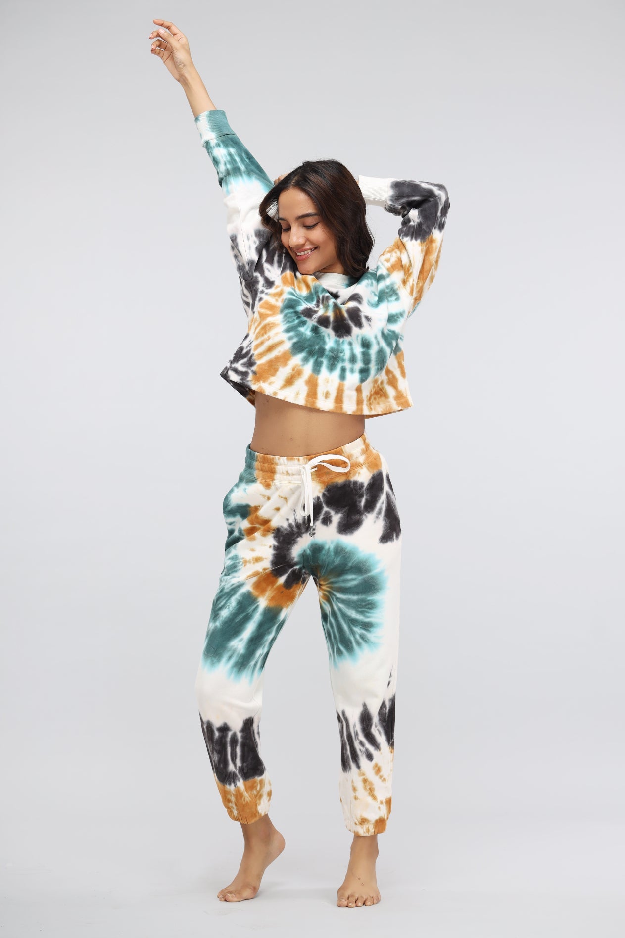 Tie-Dye Terry Jogger Set