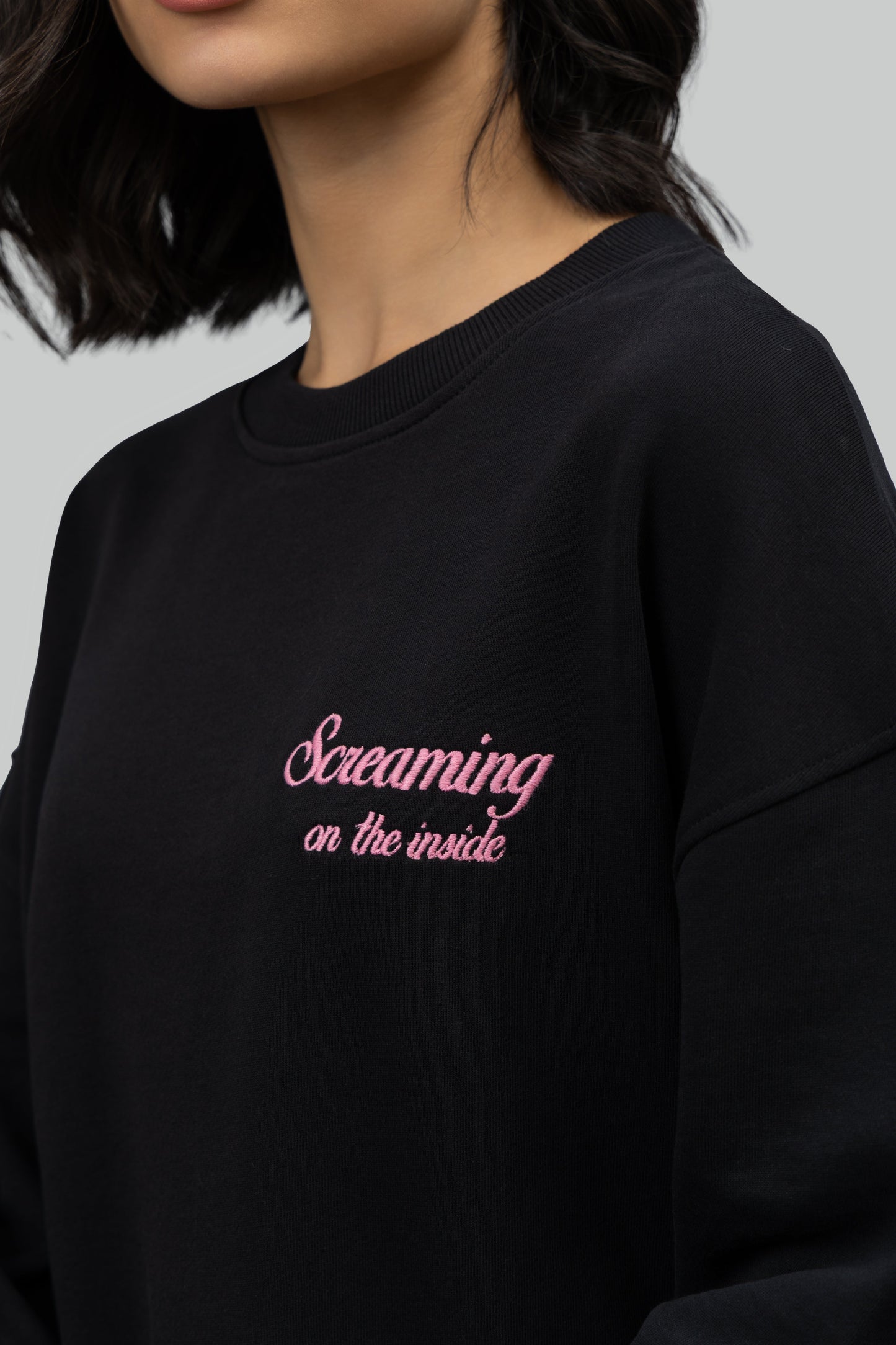 'Screaming on the Inside' Terry Travel Co-ord Set