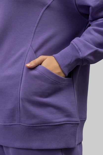 Soft Lavender Terry Oversized Co-ord Set