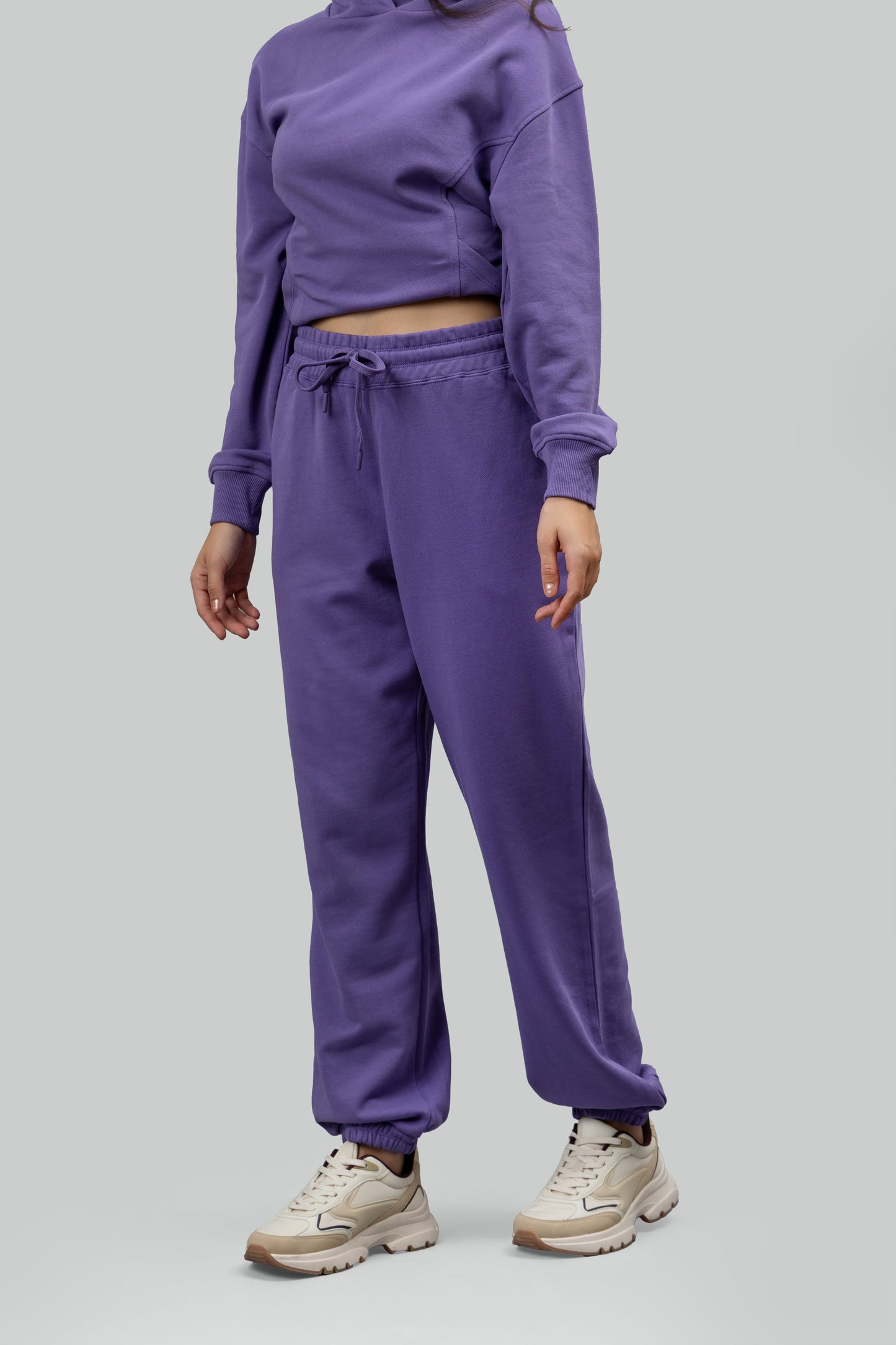 Soft Lavender Terry Oversized Co-ord Set