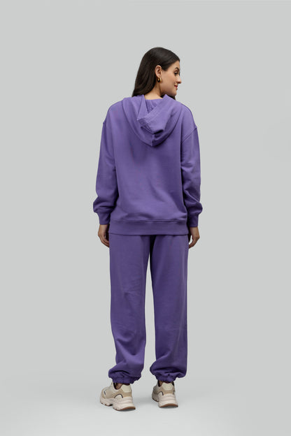 Soft Lavender Terry Oversized Co-ord Set