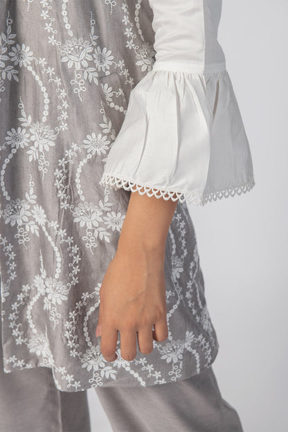 Mulmul Wool Tiare Grey Jacket