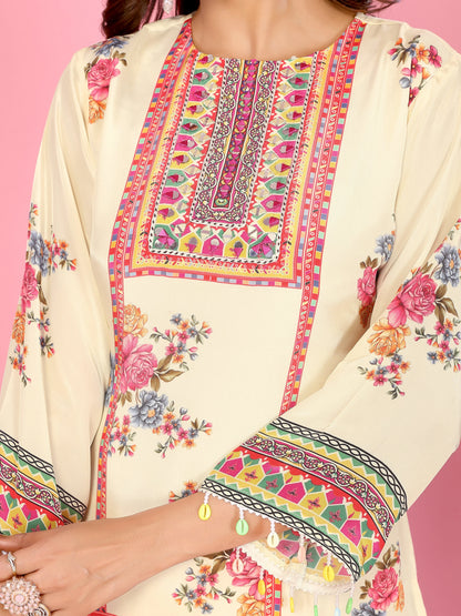 Ivory Garden Sharara Set