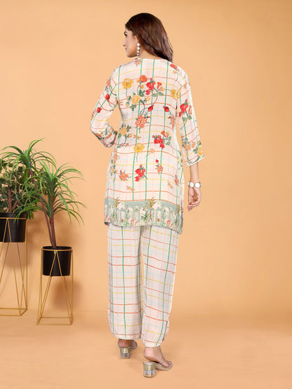 Checkmate Blossom Co-ord