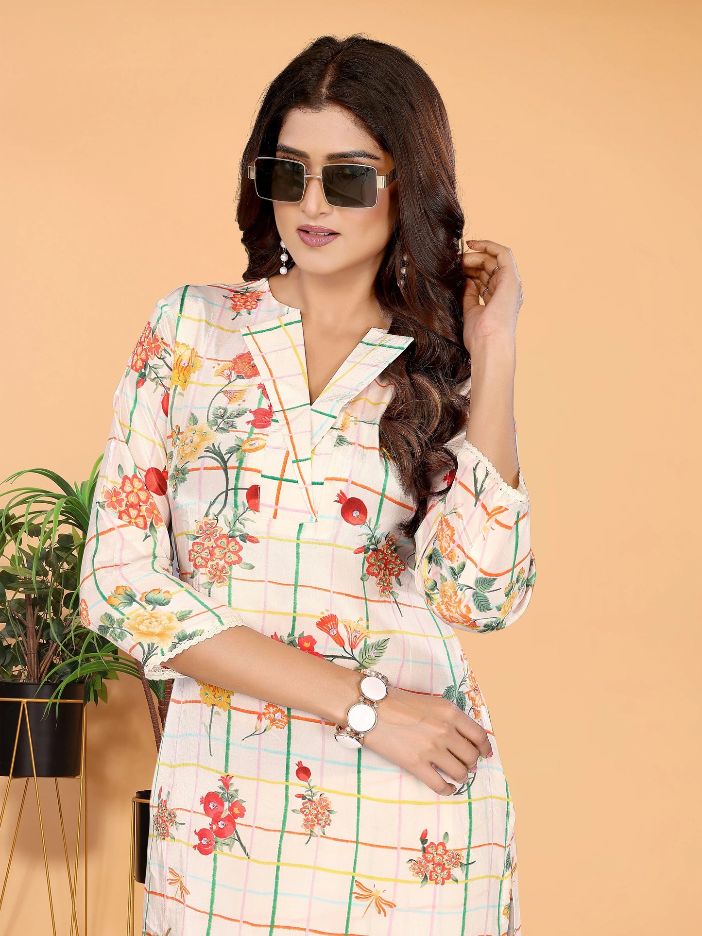 Checkmate Blossom Co-ord