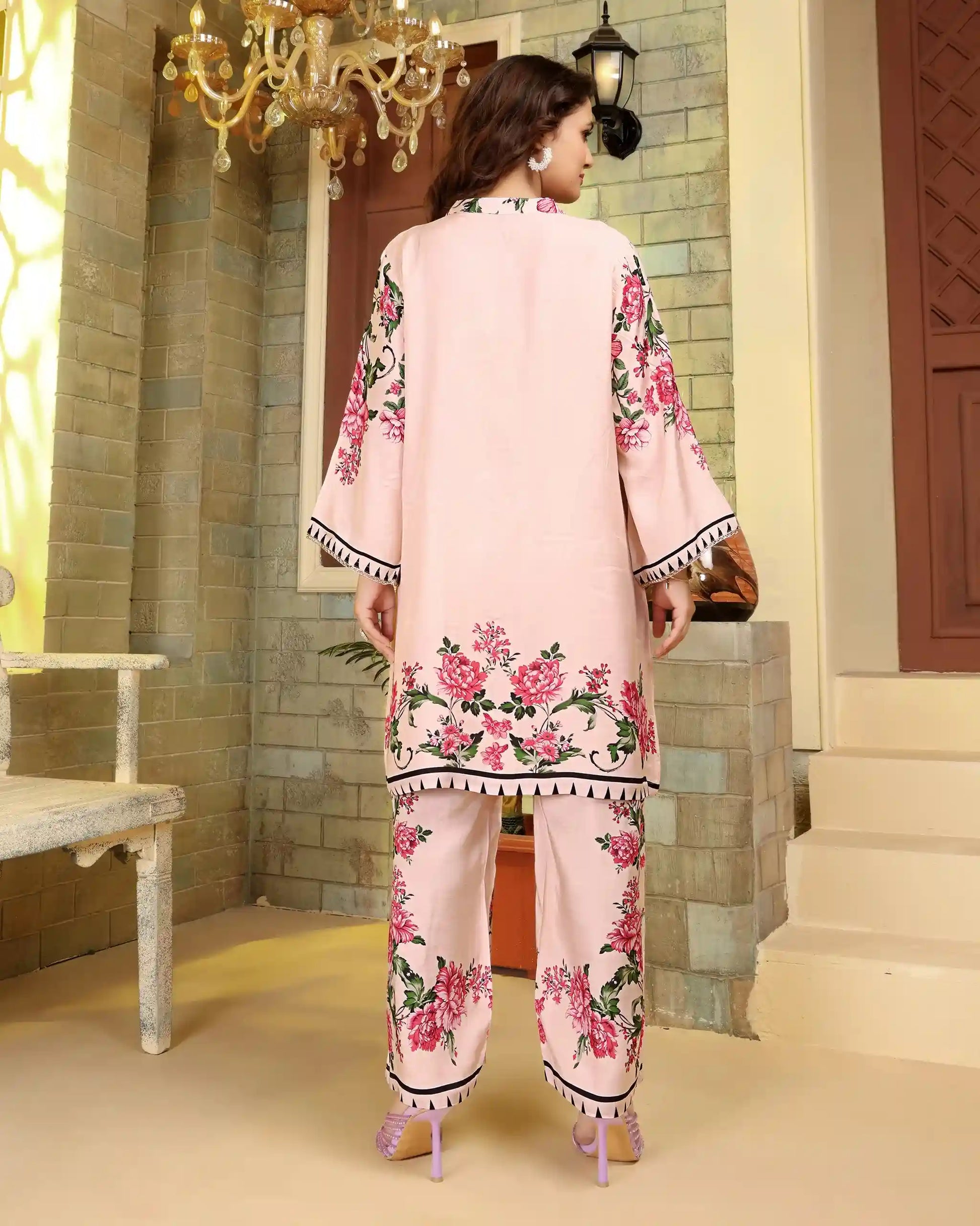 Comfortable Pink Summer Co-ord Set