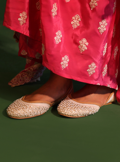 Nida Gold Vegan Jutti