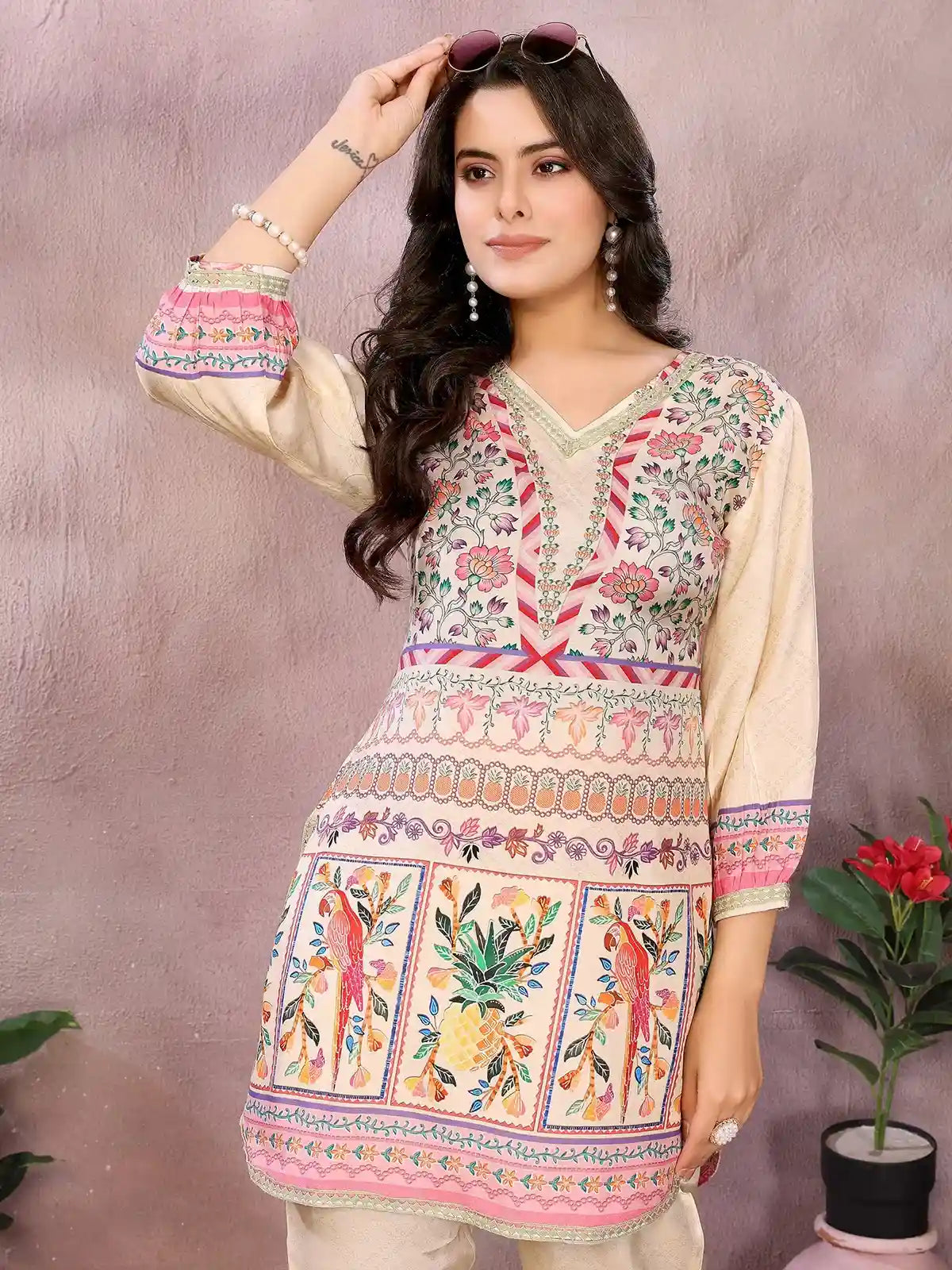 Jungle Bloom Floral Printed Co-ord Set