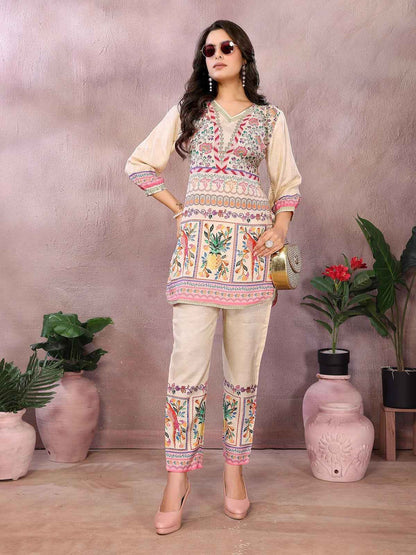 Jungle Bloom Floral Printed Co-ord Set