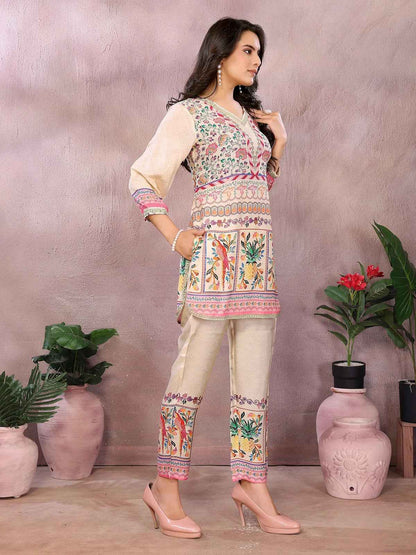 Jungle Bloom Floral Printed Co-ord Set