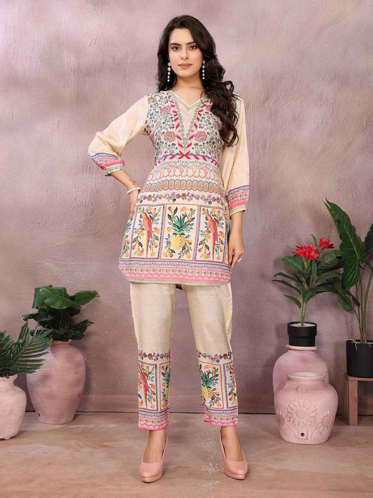 Jungle Bloom Floral Printed Co-ord Set