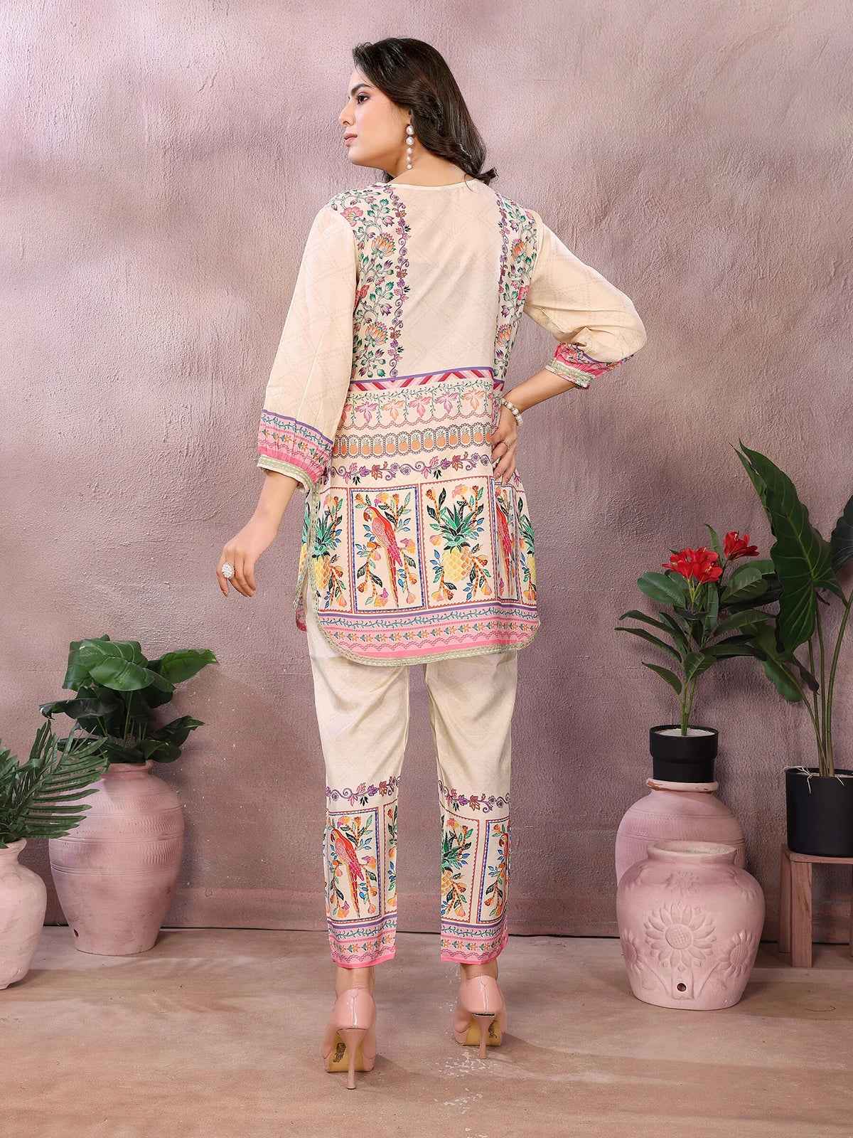 Jungle Bloom Floral Printed Co-ord Set